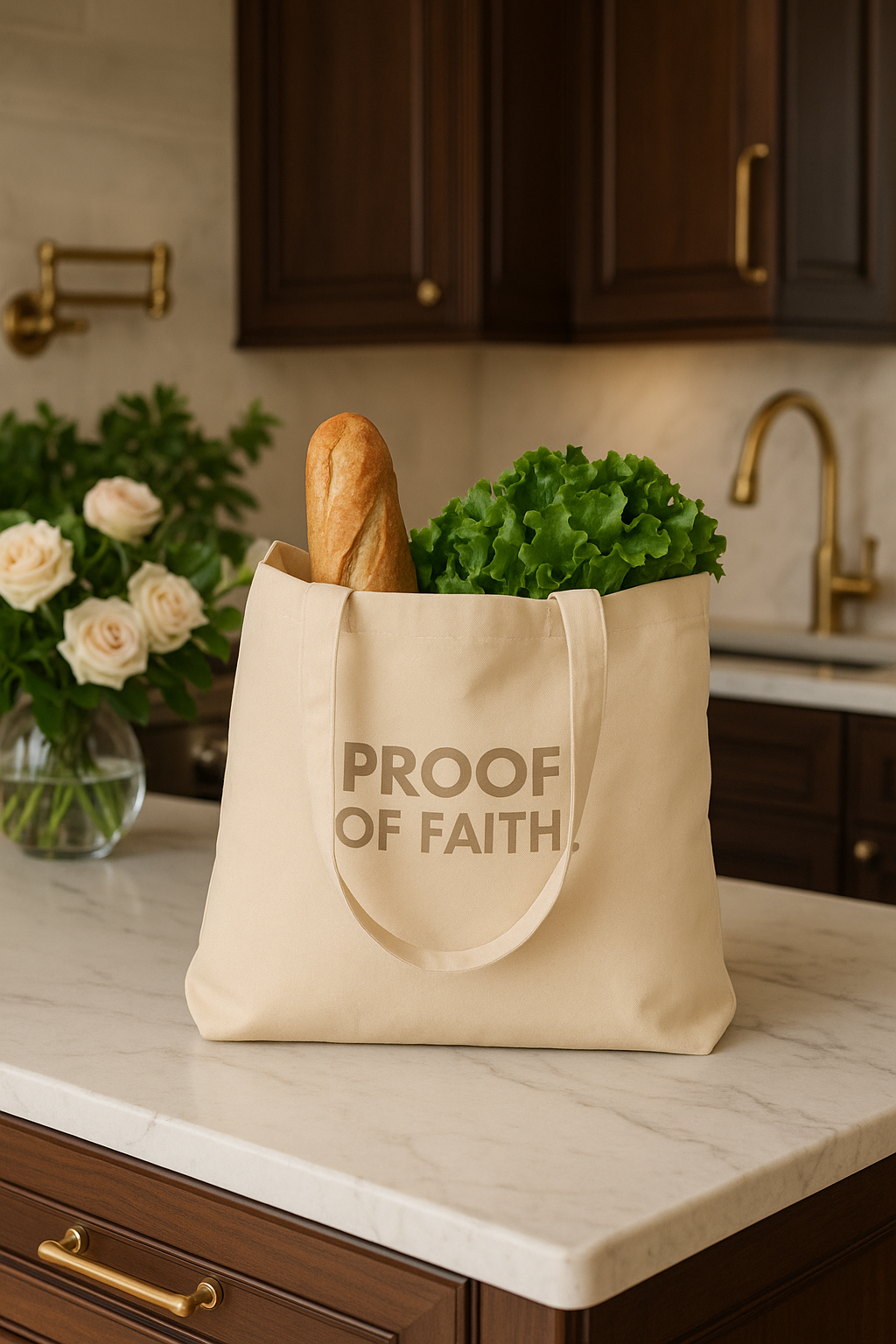 Proof of Faith™ Organic Tote Bag