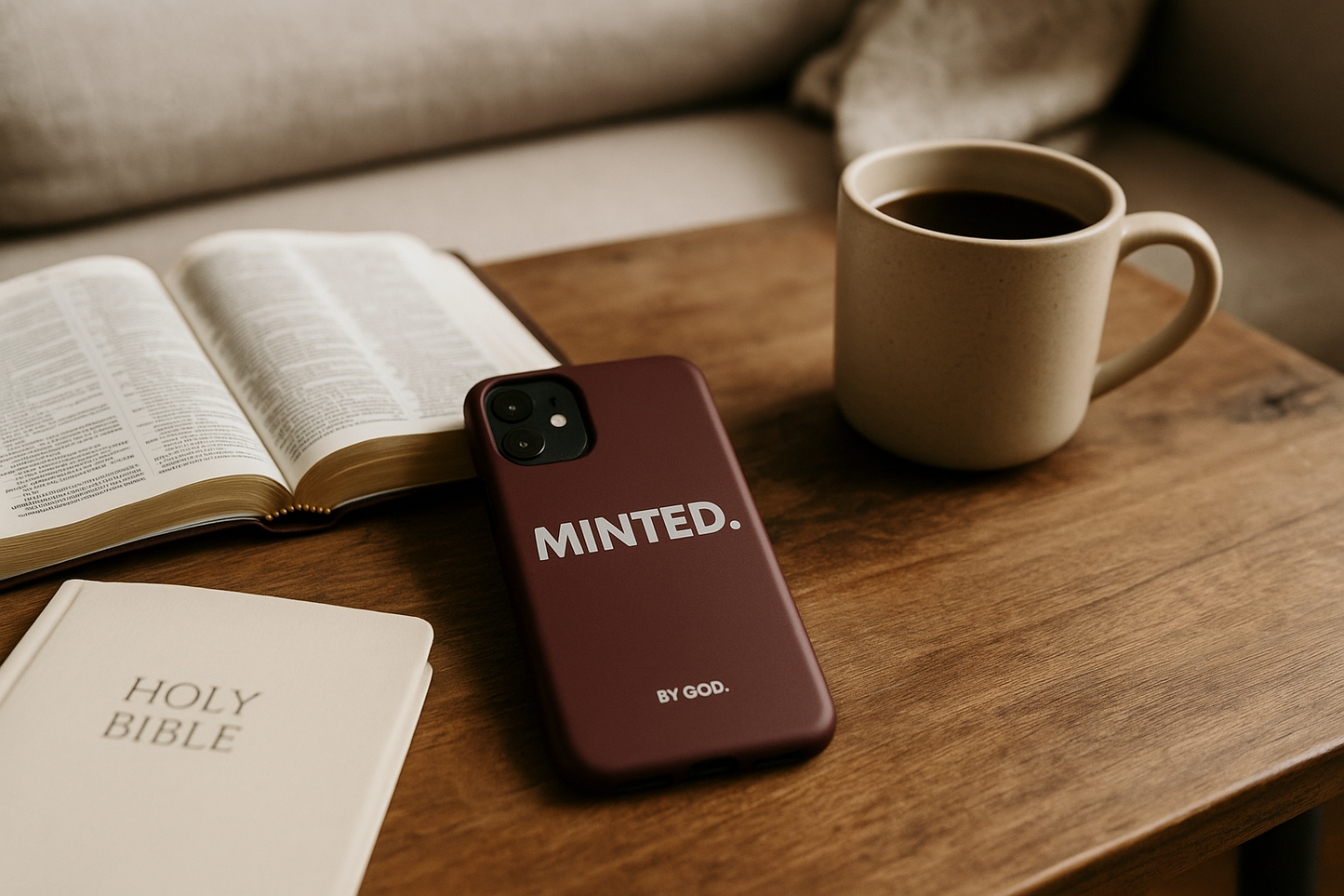 Bloodline Red Minted By God™ iPhone Case