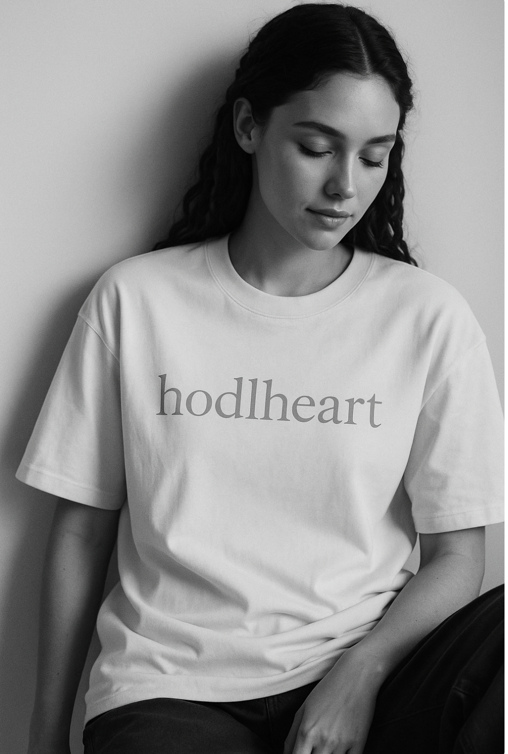 HODLheart Unisex Oversized Faded T-Shirt