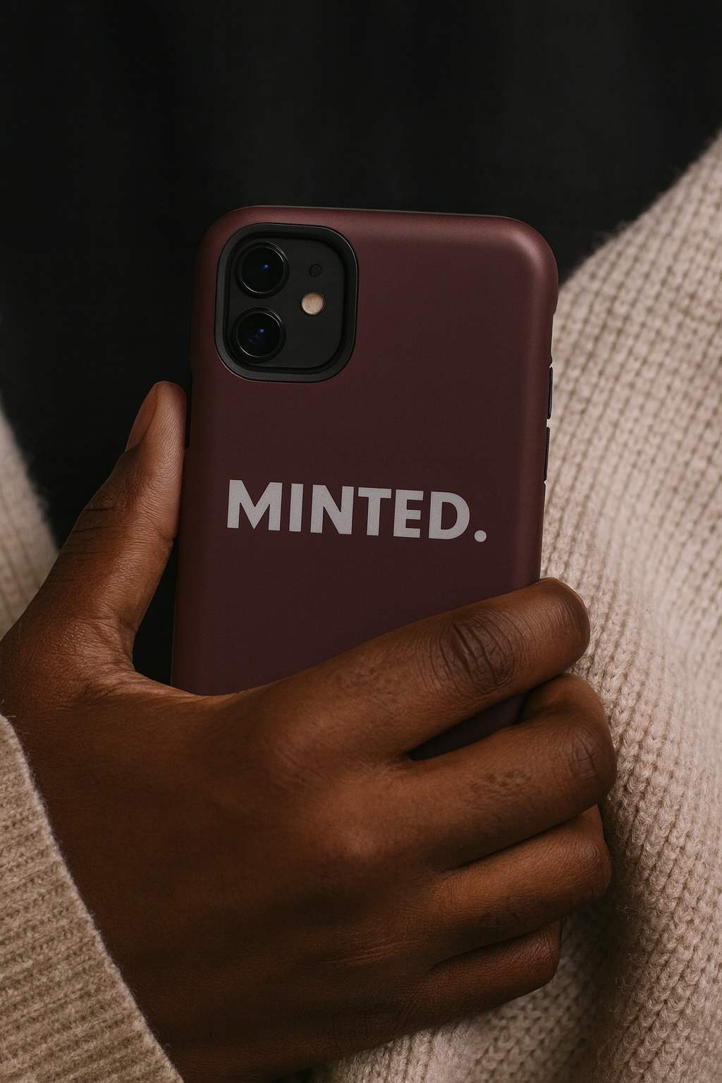 Bloodline Red Minted By God™ iPhone Case